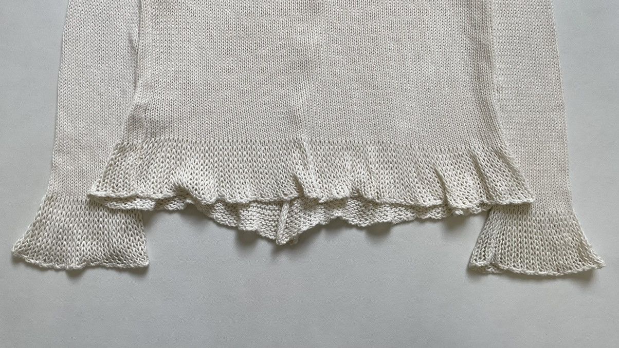 Comme des Garcons S/S 1993 Flared Hem Knit Cotton Cardigan Size M / US 6-8 / IT 42-44 - 13 Thumbnail