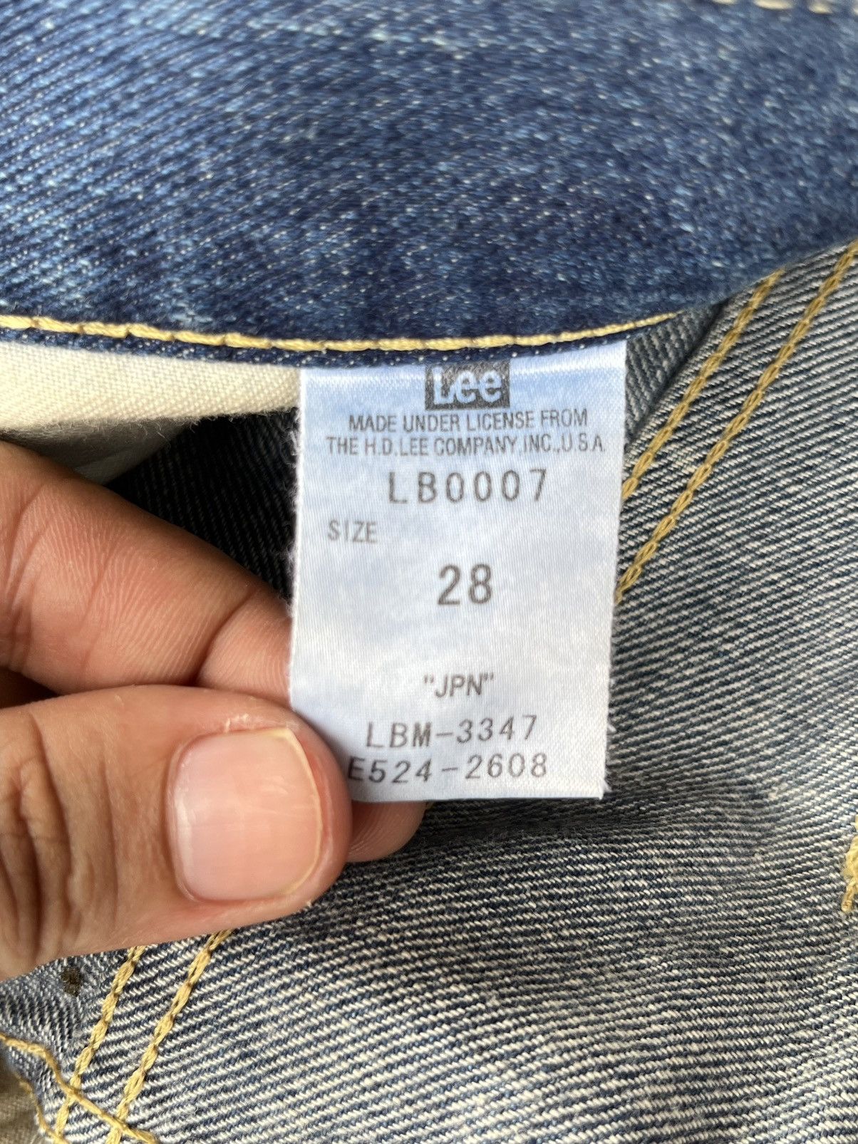 Lee Vintage Y2K Japanese Brand Lee Riders Kapital Style Jeans Size US 30 / EU 46 - 10 Thumbnail