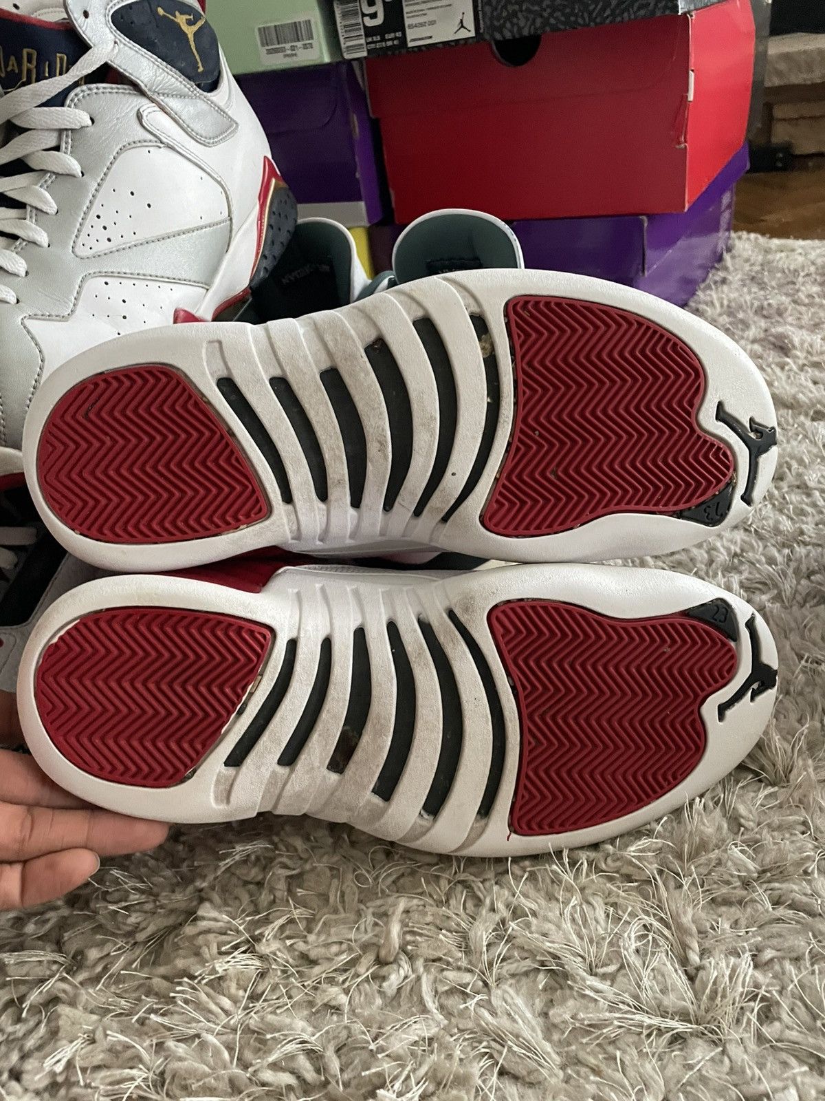 Jordan Brand Jordan 12 Gym Red Size US 8 / EU 41 - 7 Thumbnail