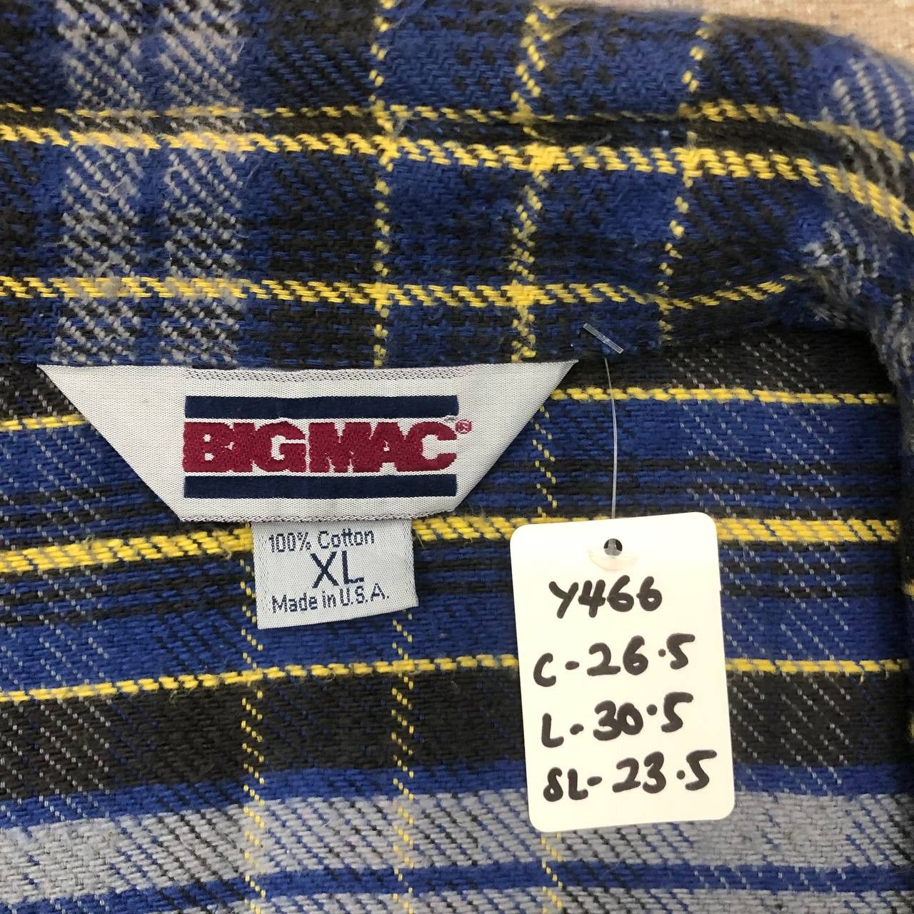 Big Mac Y466 VTG USA BIG MAC TARTAN JACKET Size US XL / EU 56 / 4 - 7 Thumbnail