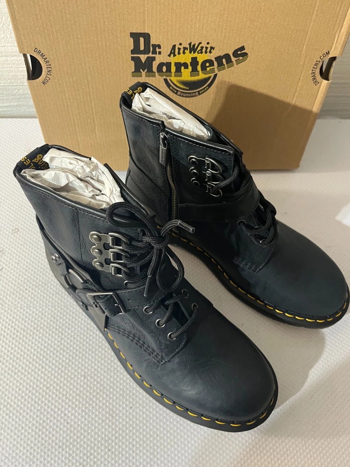 Dr. Martens DR. MARTENS 1460 HDW HARNESS BUCKLE ANTIQUE PULL UP Size US 7 / EU 40 - 9 Thumbnail