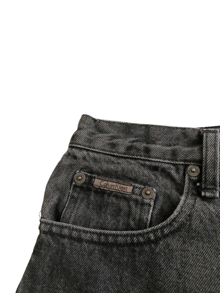 Calvin Klein CALVIN KLEIN Jean's Short Distressed Style Size 28" / US 6 / IT 42 - 4 Thumbnail