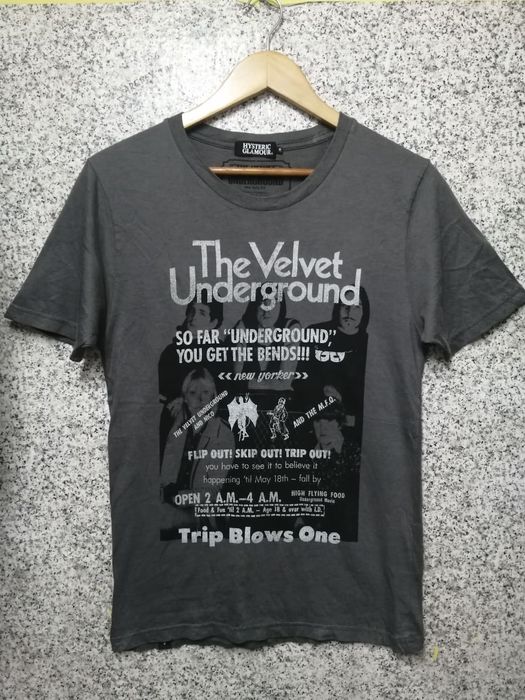 Vintage VINTAGE HYSTERIC GLAMOUR THE VELVET UNDERGROUND VERY RARE