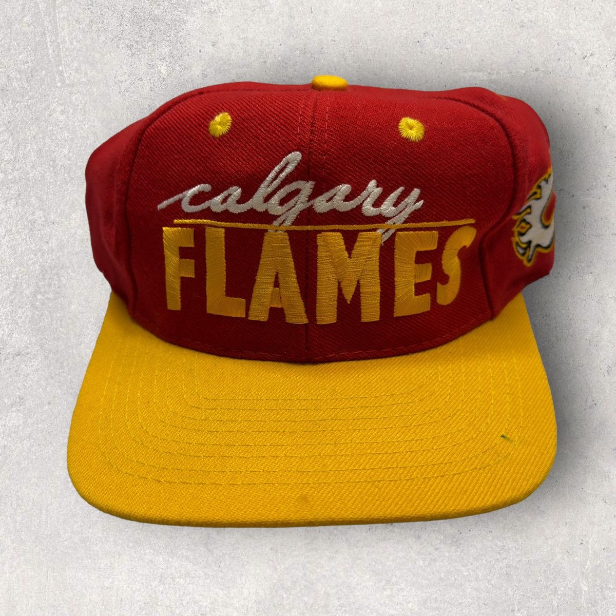NHL × The Game × Vintage Vintage Calgary Flames hat Size ONE SIZE - 1 Thumbnail
