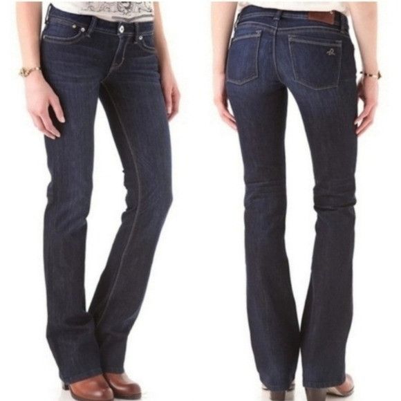 DL1961 DL1961 Milano Boot 1470 Low Rise y2k Medium Wash 4 Way Stret Size 25" / US 0 / IT 36 - 8 Thumbnail