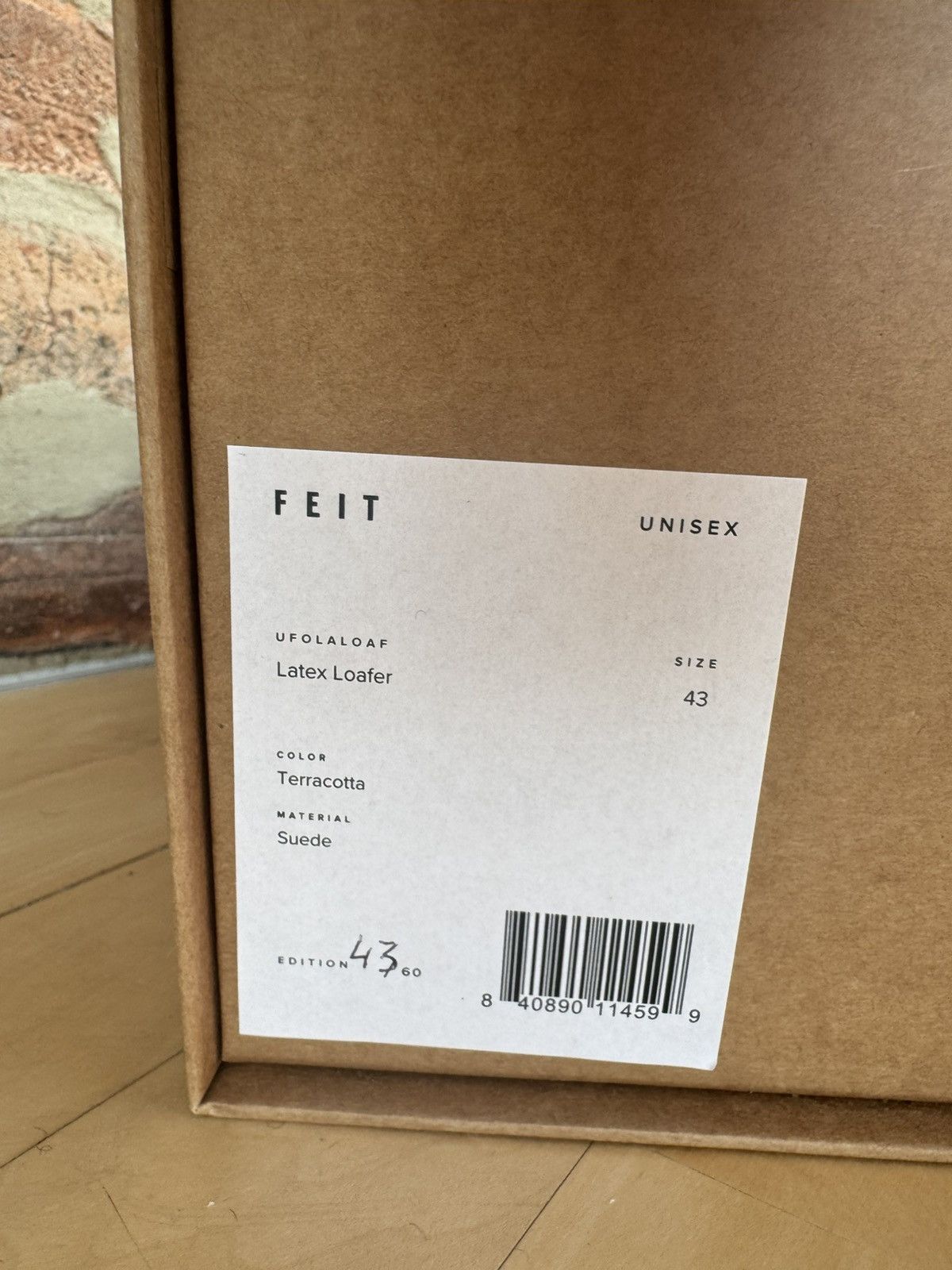 Feit Feit Terracotta Latex Loafer Suede Sz 43 Size US 10.5 / EU 43-44 - 8 Thumbnail