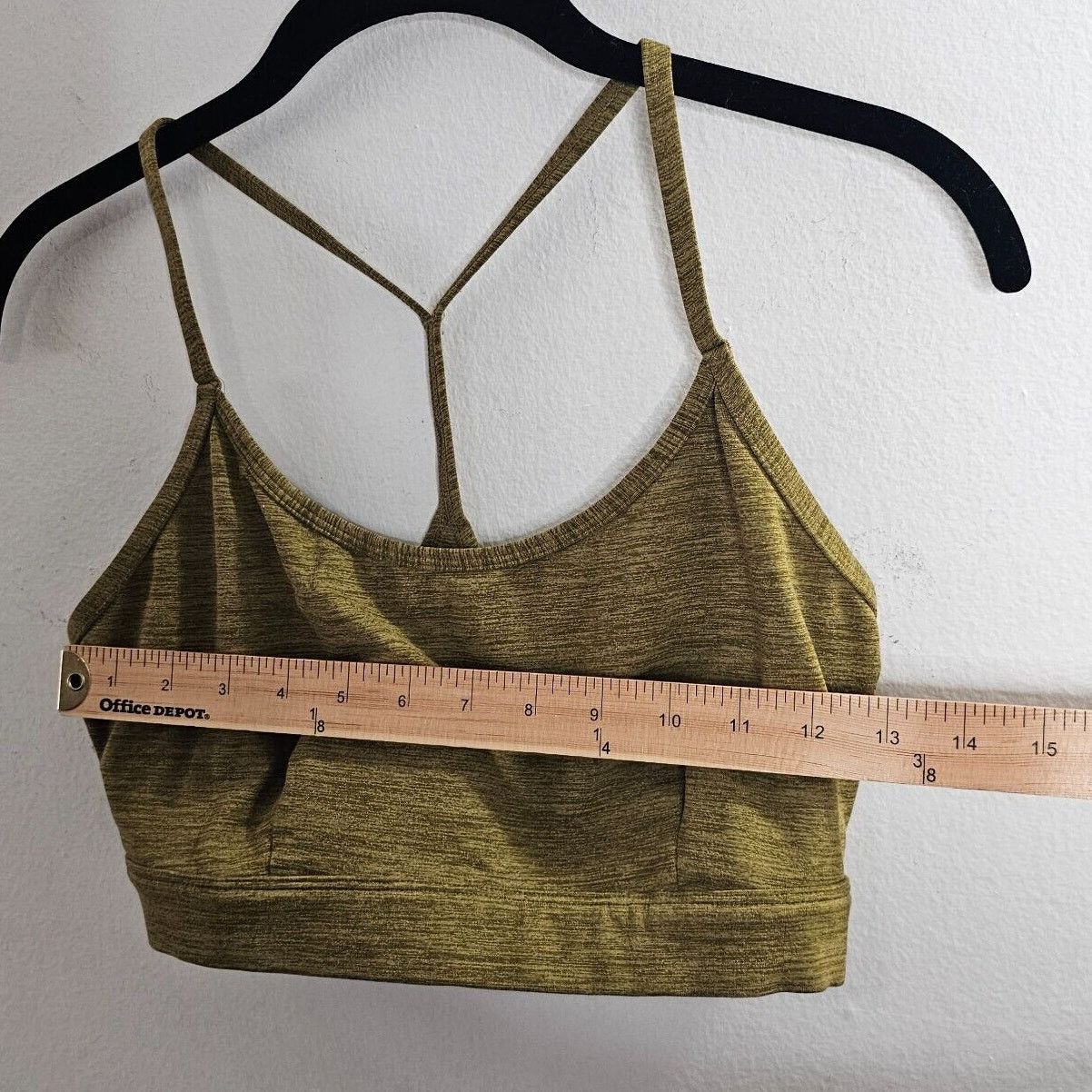 Other Joy Lab Olive Green Racer Back Spaghetti Strap Sports Bra M Size M / US 6-8 / IT 42-44 - 5 Thumbnail