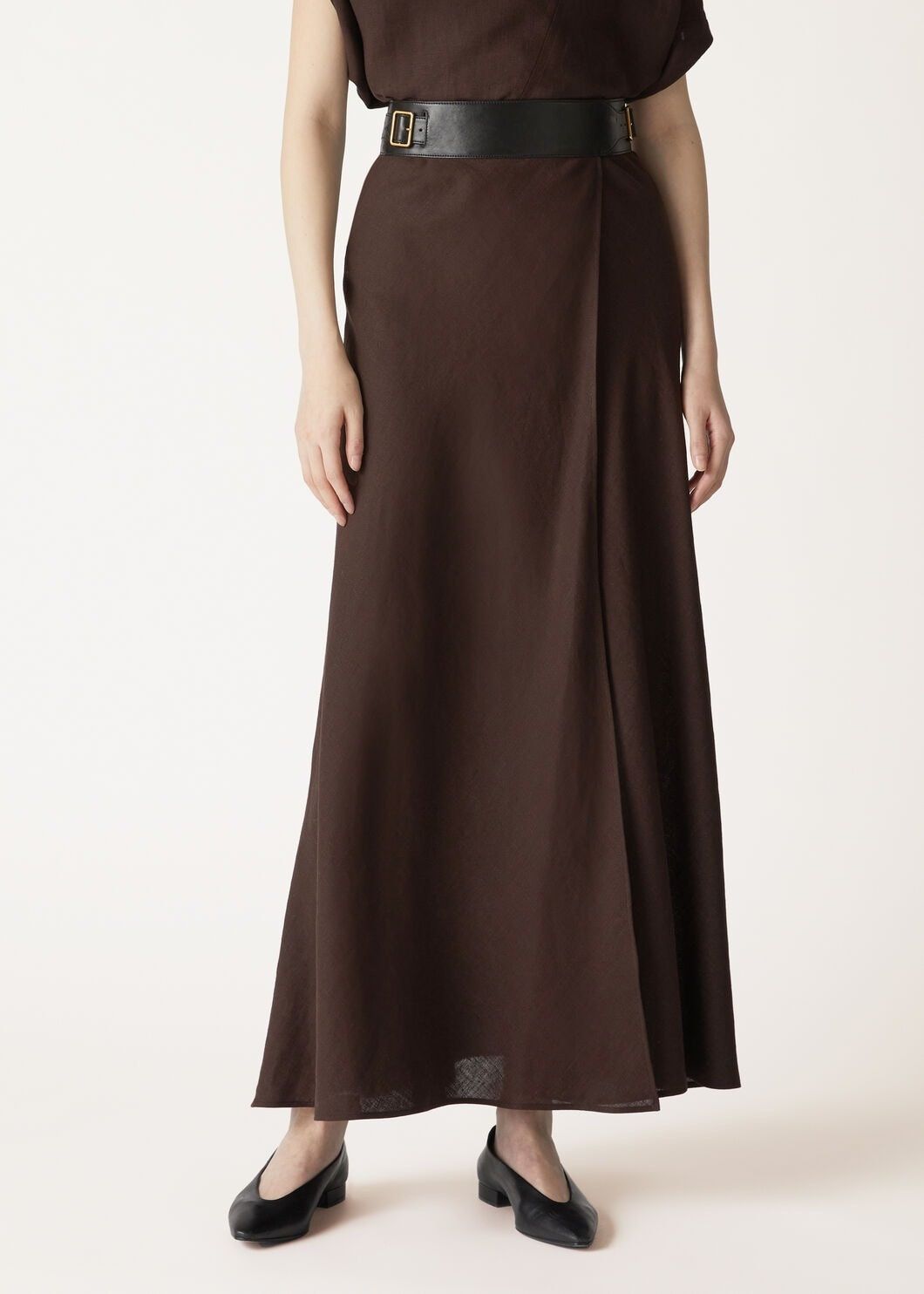 Loro Piana o1w1db10825 FAO4856 Irene Skirt in Brown Size 30" / US 8 / IT 44 - 4 Thumbnail