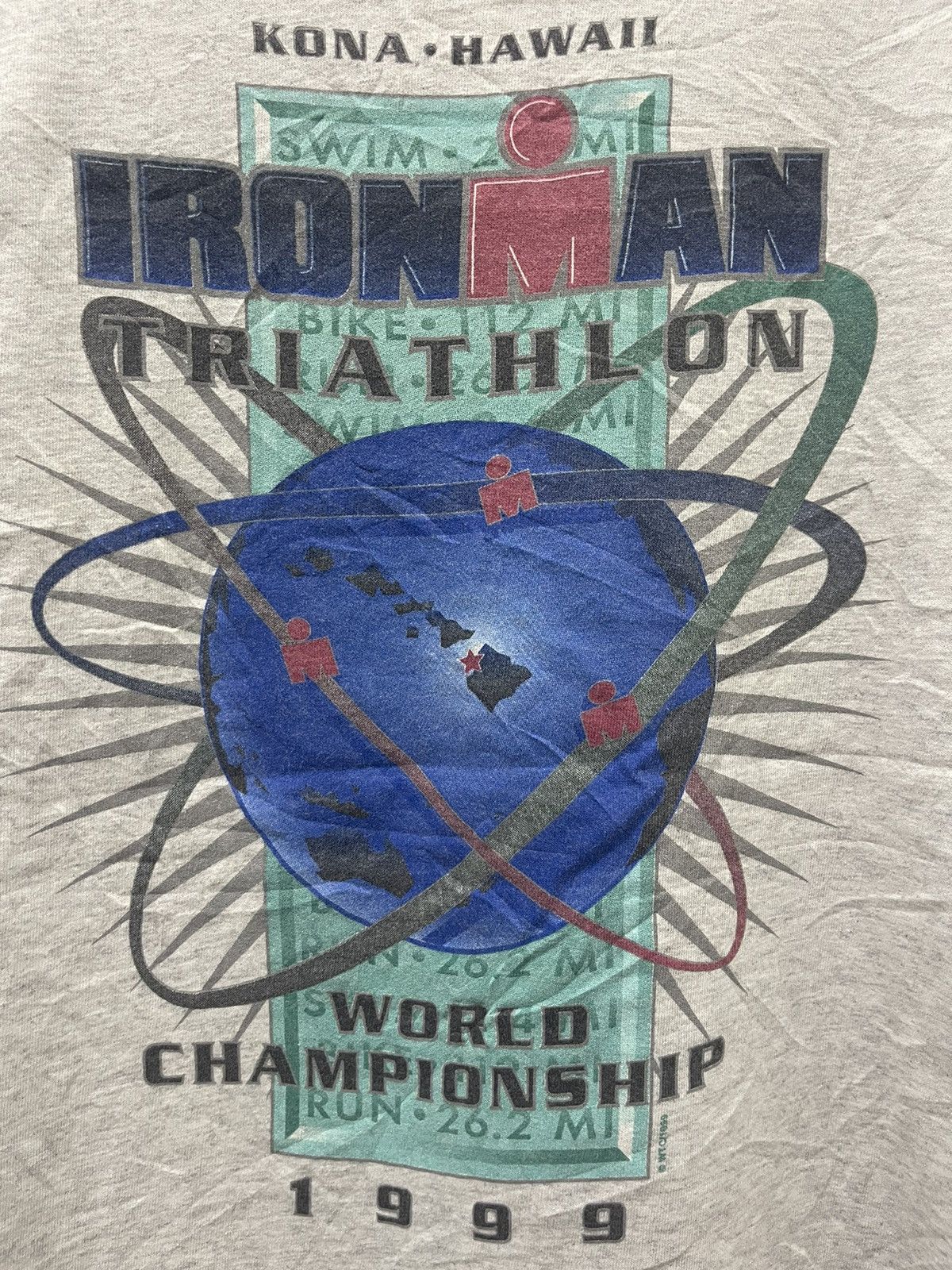 Vintage Rare 1999 Vintage IRONMAN TRIATHLON WORLD CHAMPIONSHIP Tee Size US L / EU 52-54 / 3 - 2 Thumbnail