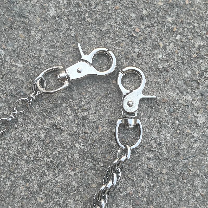 Japanese Brand × Jewelry Stainless Steel Snake Chain Pants Accessory Punk Style Size ONE SIZE - 5 Thumbnail