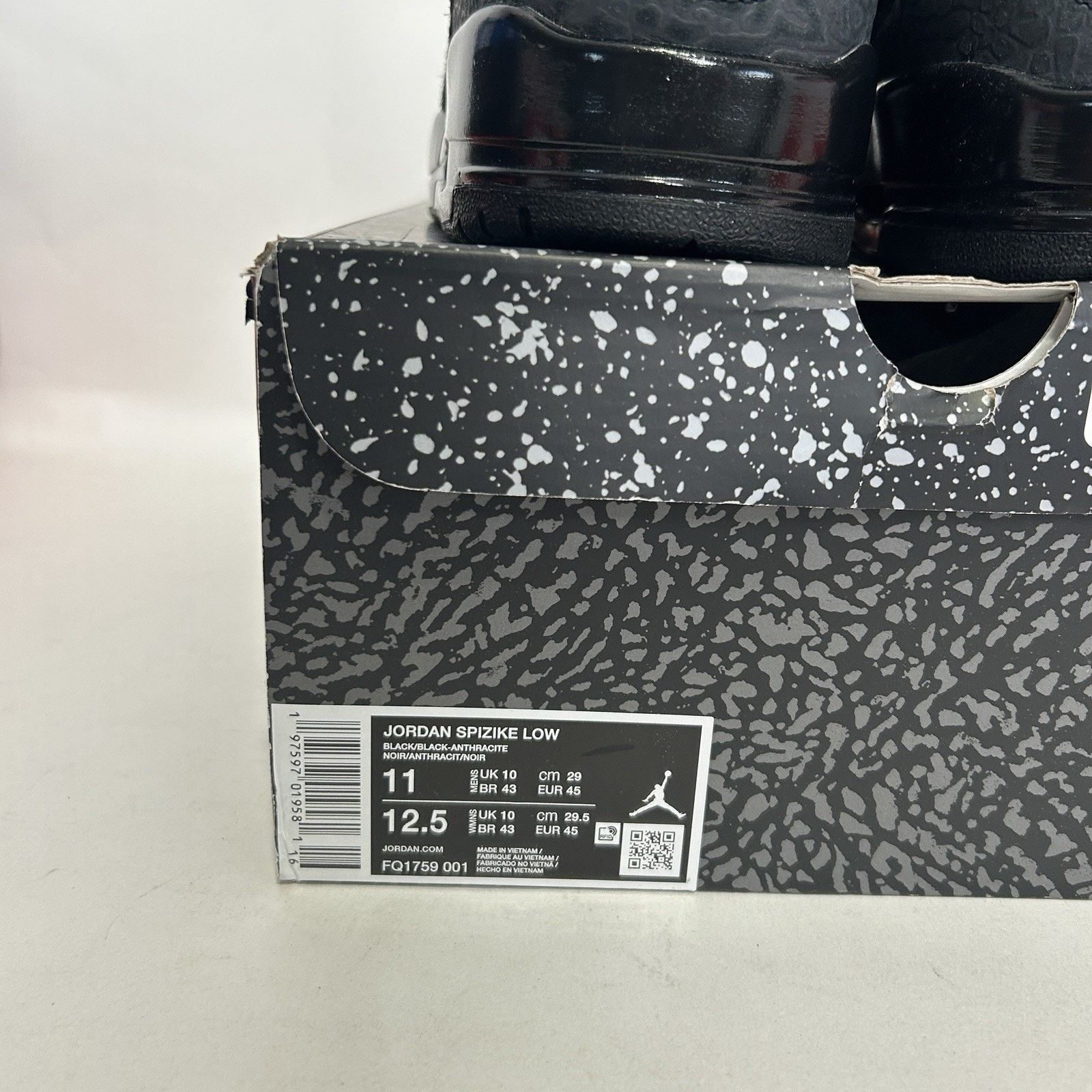 Nike Nike Air Jordan Spizike Low “Black Cat” FQ1759-001 Size US 11 / EU 44 - 5 Thumbnail