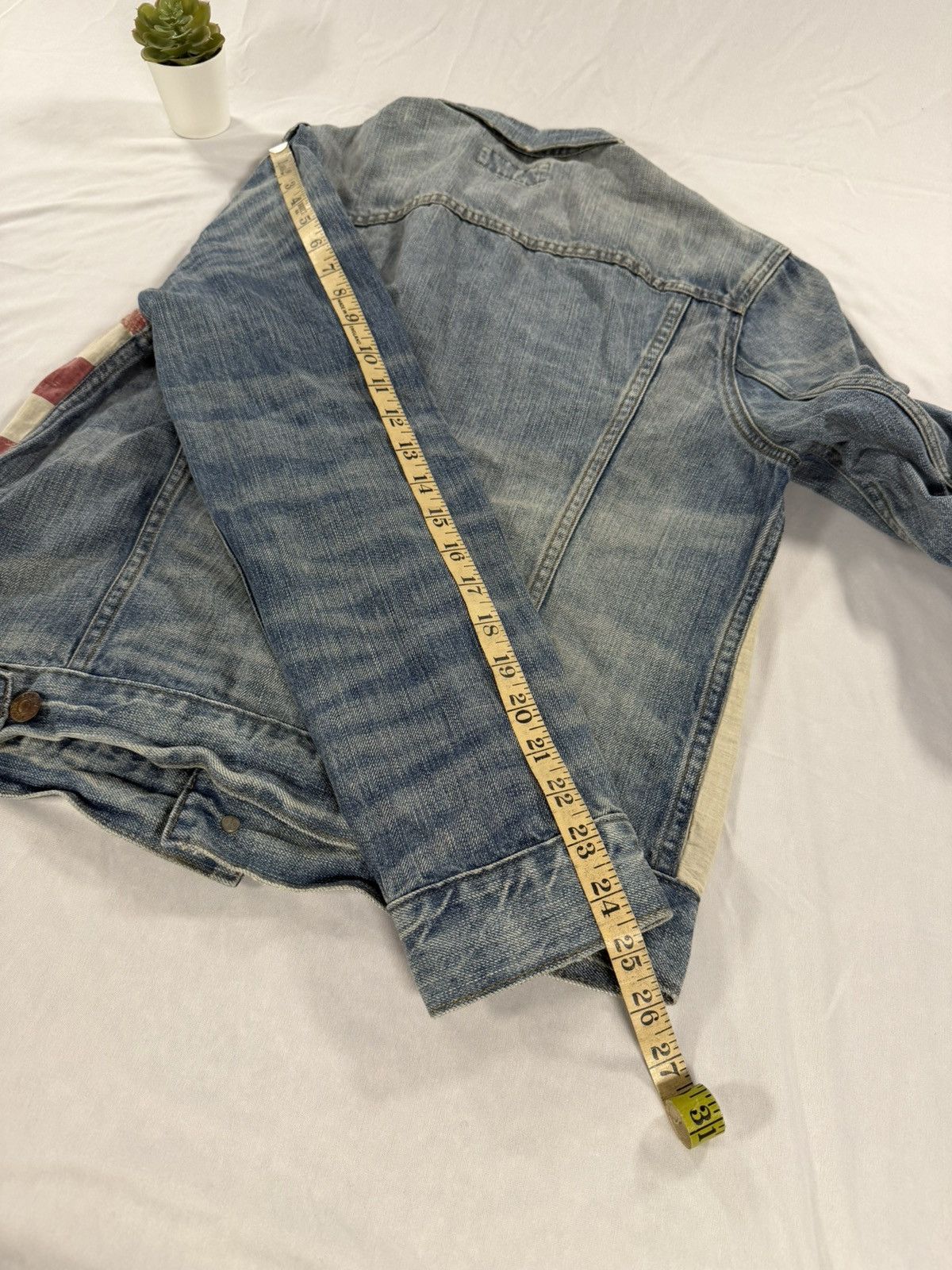 Denim & Supply Ralph Lauren Denim & Supply Ralph Lauren USA Flag Trucker Jean Jacket S Size US S / EU 44-46 / 1 - 12 Thumbnail