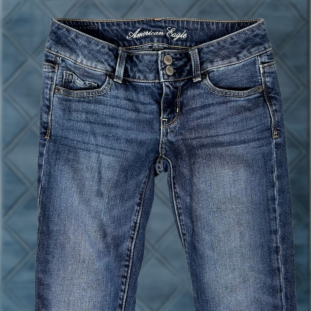American Eagle Outfitters American Eagle Artist Crop Jeans Women's Size 0 Regular Medium Wash Stretch Denim Crop Cropped Jeans Womens 0 Regular Medium Wash AEO Size 25" / US 0 / IT 36 - 1 Thumbnail