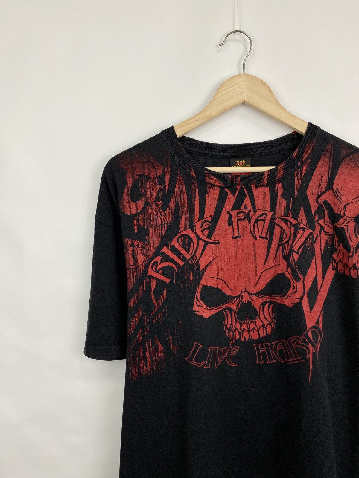 Affliction 💀 Ride Fast Live Hard Skull Y2K 2010 Affliction Tapout Style Size US XL / EU 56 / 4 - 2 Thumbnail