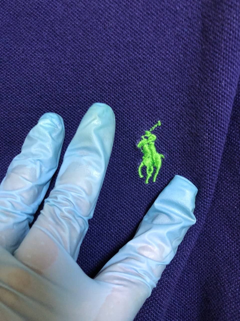Polo Ralph Lauren Polo Ralph Lauren Navy Blue With Green Horse Shirt | Size L Size US XL / EU 56 / 4 - 11 Thumbnail