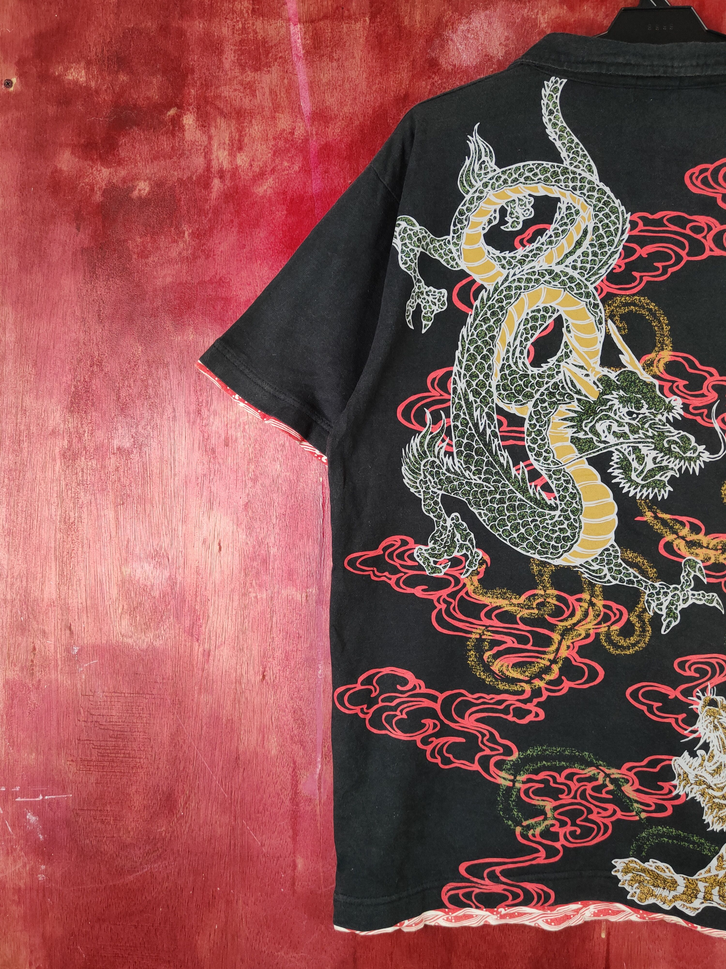 Japanese Brand Mind Game Black Dragon Short Sleeve T-shirts #S2305 Size US L / EU 52-54 / 3 - 4 Thumbnail