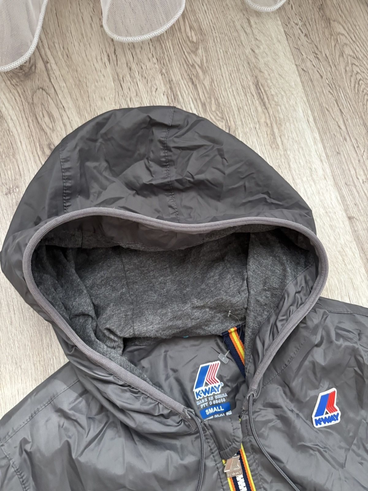 K-Way K-Way Jacques Jersey Women’s Jacket Gray Size S Windbreaker Size S / US 4 / IT 40 - 7 Thumbnail