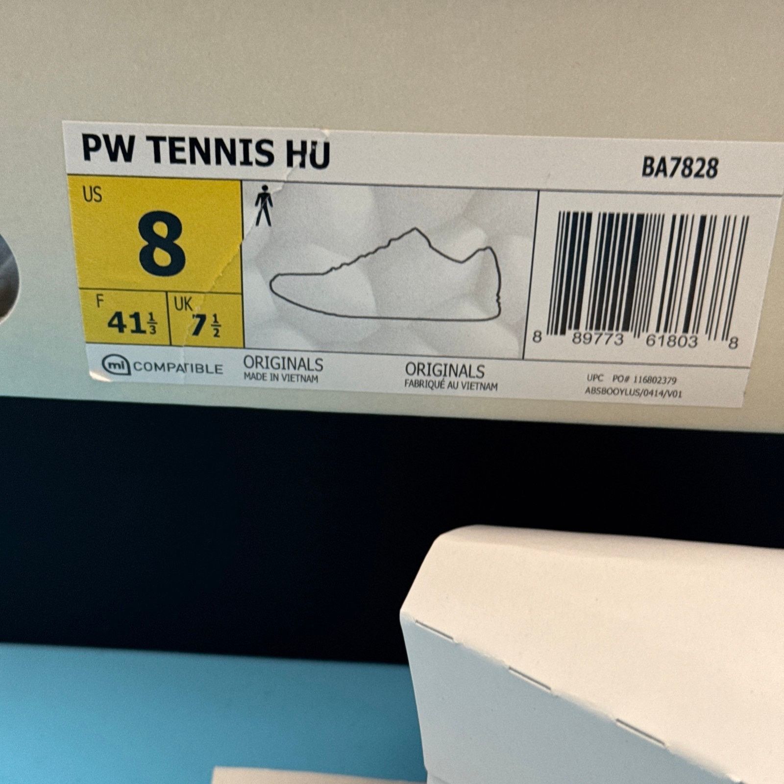 Adidas adidas Pharrell Tennis Hu Green m8 w9.5 Size US 8 / EU 41 - 14 Thumbnail