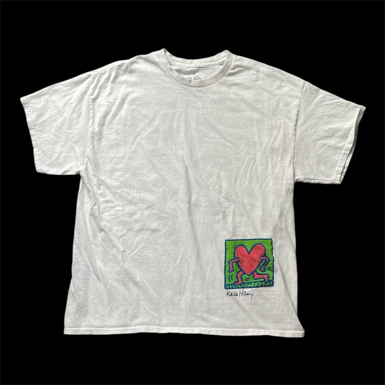 Keith Haring Keith Haring “Peace And Love” T-shirt Size US XL / EU 56 / 4 - 1 Thumbnail