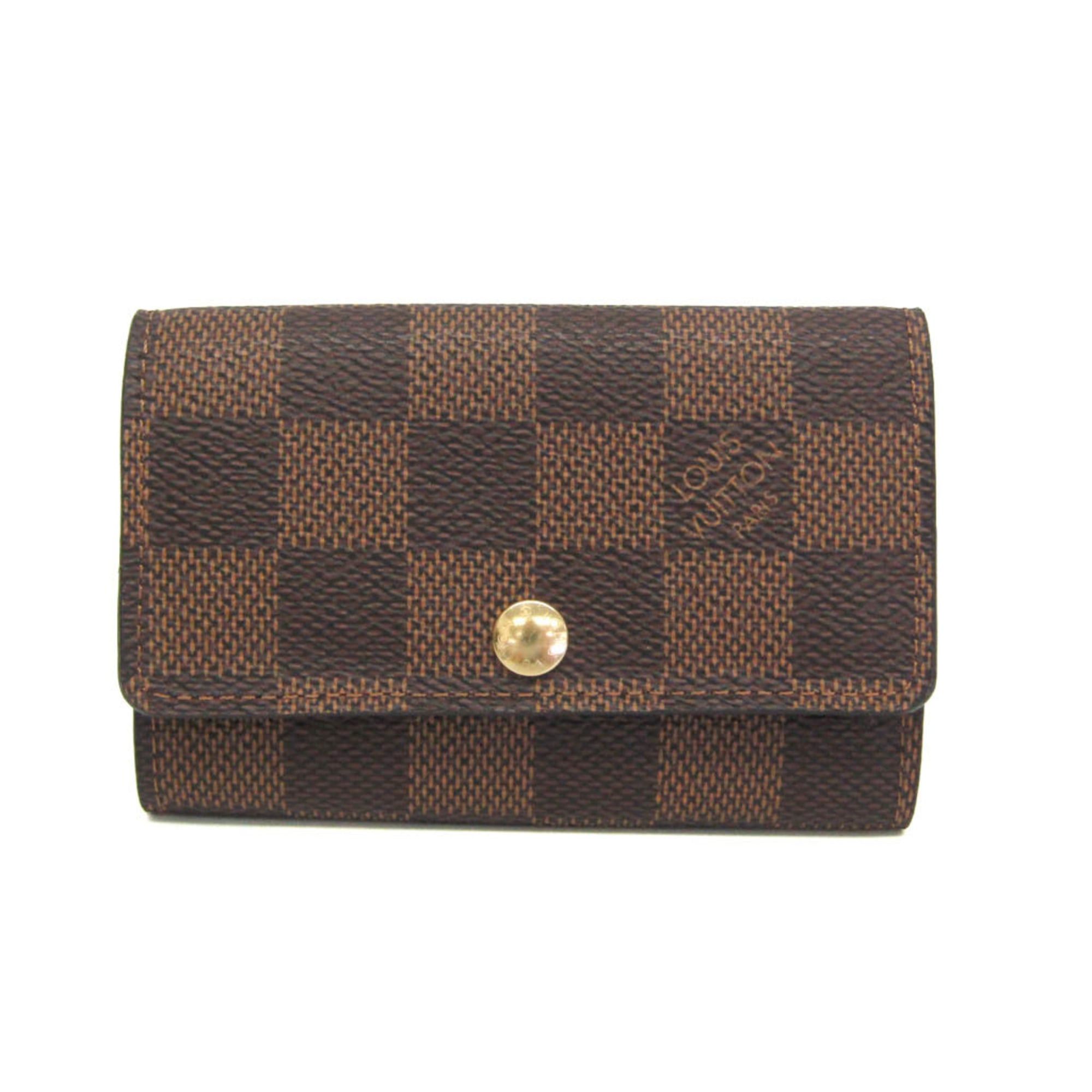 Louis Vuitton Louis Vuitton Damier 6 Key Holder N62630 Men,Women Damier Canvas Key Case Ebene Size ONE SIZE - 1 Thumbnail
