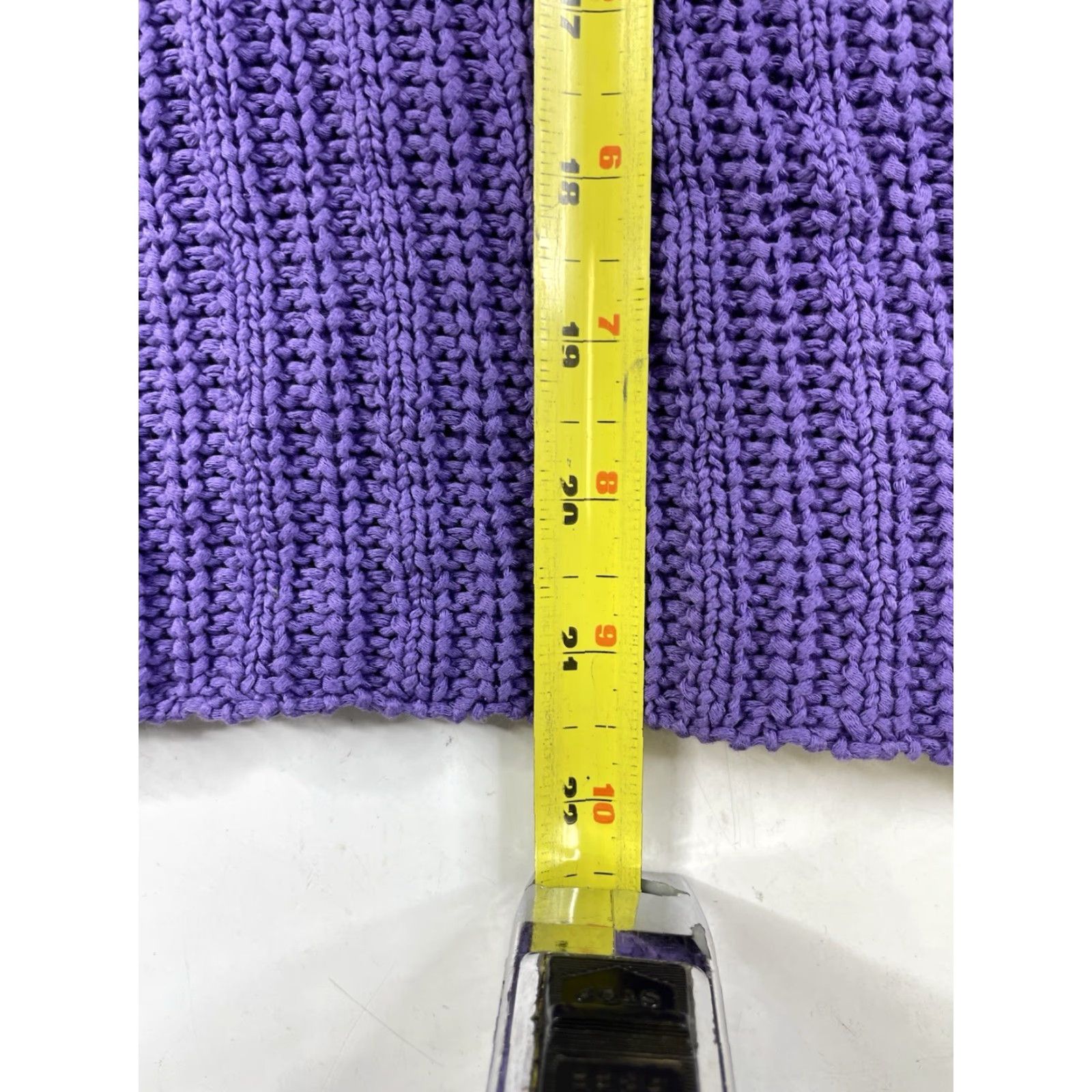 Vintage VINTAGE Gudrun Sjoden Womens Sweater Knit Cotton Pullover Crochet 3/4 Sleeve Purple S Womens Size S / US 4 / IT 40 - 5 Thumbnail