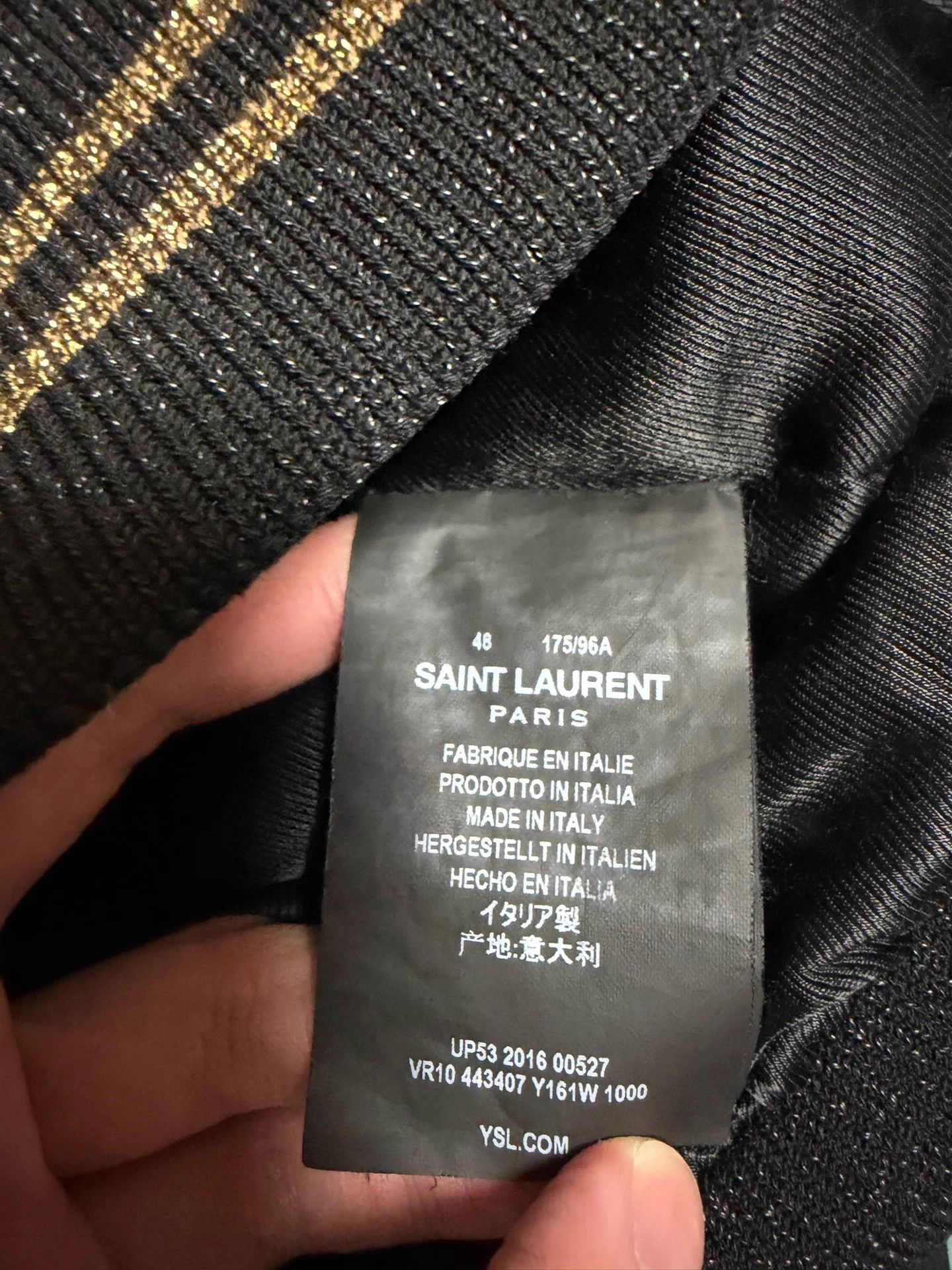 Saint Laurent Paris SLP 16FW Hollywood Silk Jacket 48 8/10 Size US M / EU 48-50 / 2 - 5 Thumbnail