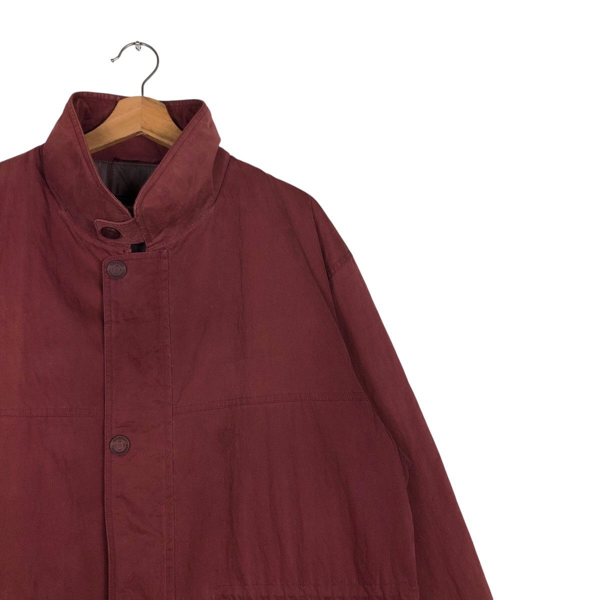 Burberry 📌Vintage Burberrys Button Jacket Biker Style Size US L / EU 52-54 / 3 - 7 Thumbnail