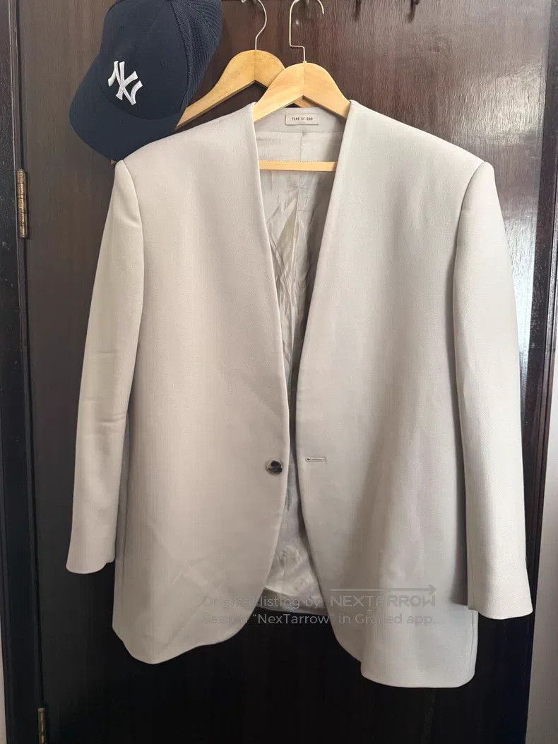 Fear of God Fear of God Beige grey blazer Size M / US 6-8 / IT 42-44 - 1 Thumbnail