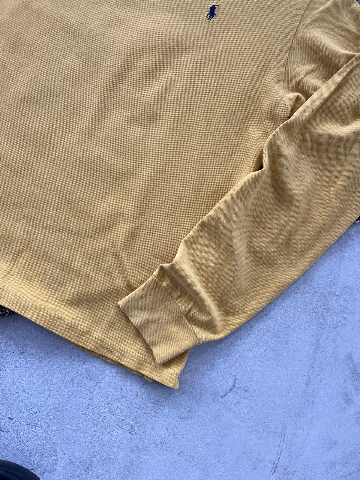 Polo Ralph Lauren Vintage Polo Ralph Lauren Yellow Rugby Polo shirt Avantgarde Size US M / EU 48-50 / 2 - 5 Thumbnail