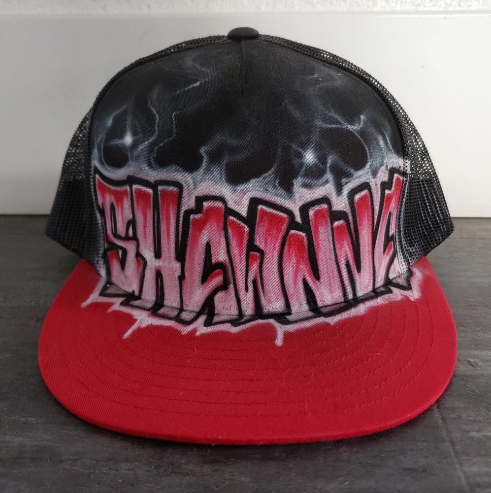 Designer Red Black Classics Custom Shawnna Lid Size ONE SIZE - 3 Thumbnail