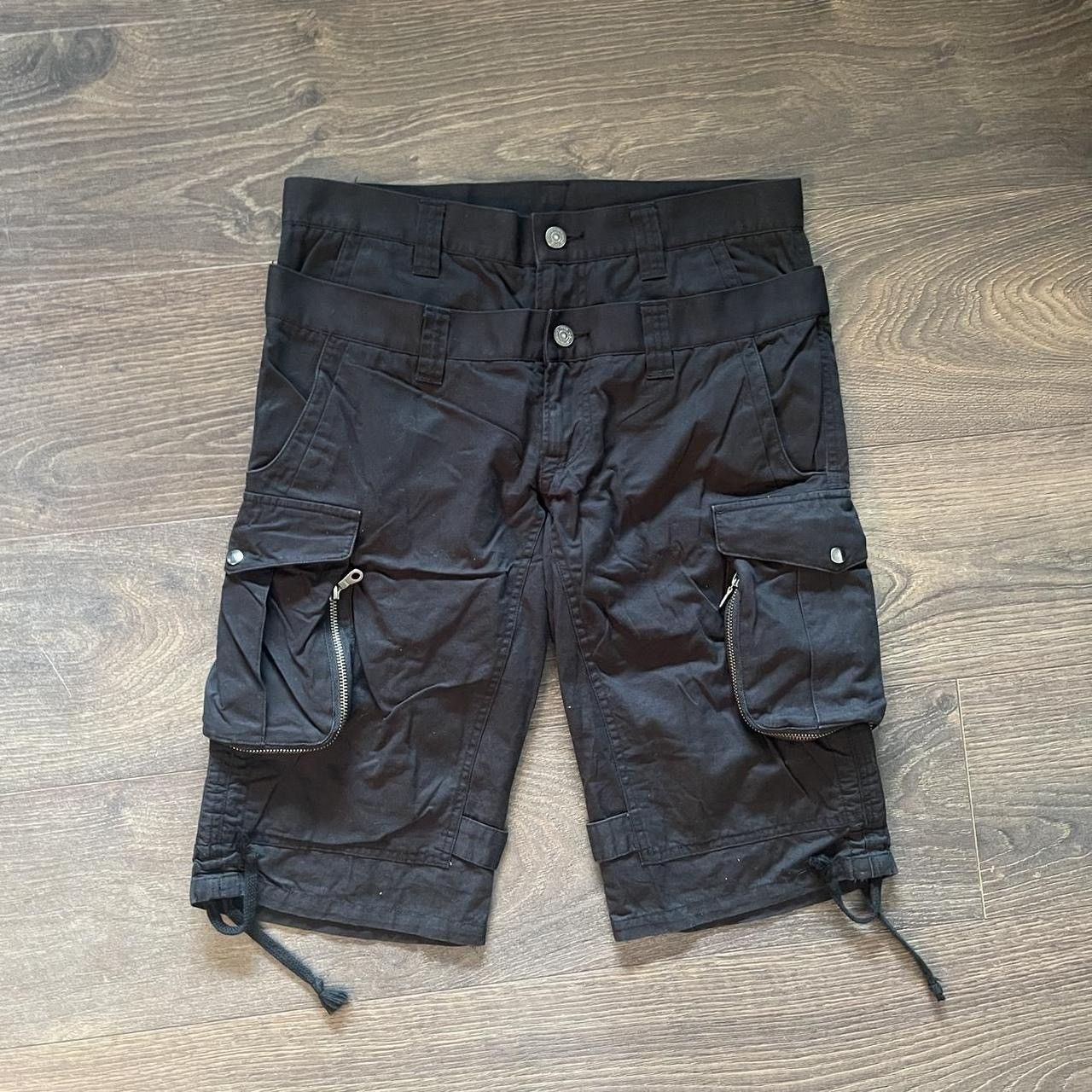 Japanese Brand × PPFM Double waisted PPFM cargo shorts | Grailed