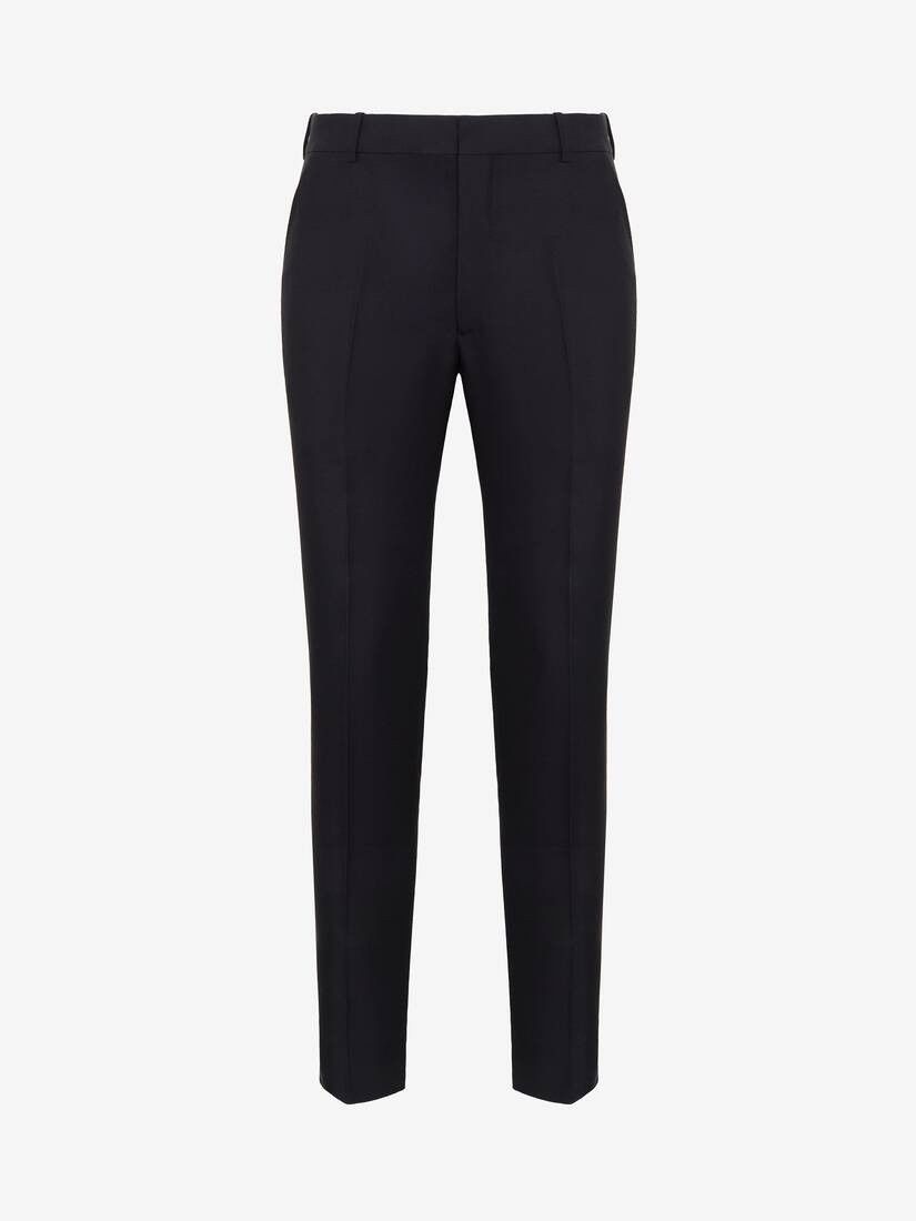 Alexander McQueen o1w1db10725 Tailored Cigarette Trousers in Black Size US 36 / EU 52 - 1 Thumbnail