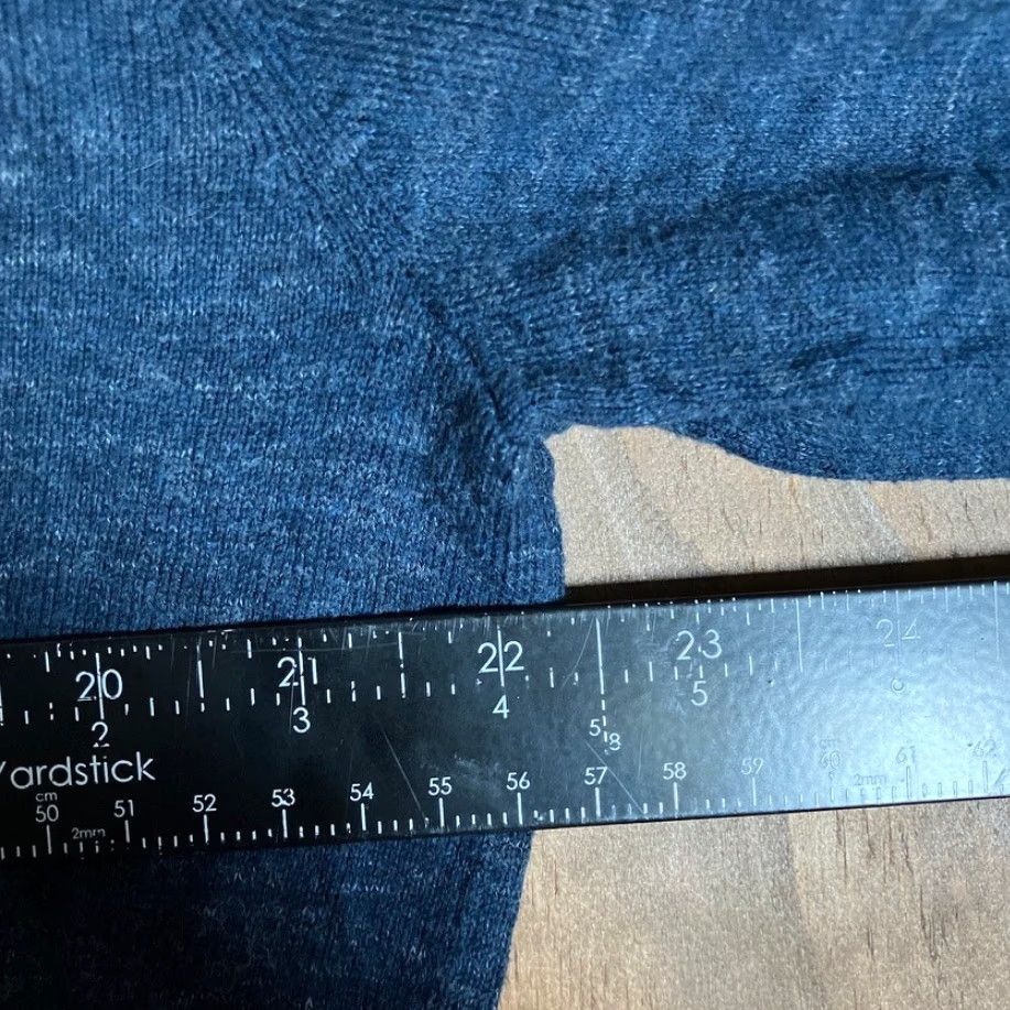 Banana Republic Banana Republic Mens Hoodie Blue Yellow Hem Stripe 100% Organic Cotton Large Size US L / EU 52-54 / 3 - 7 Thumbnail