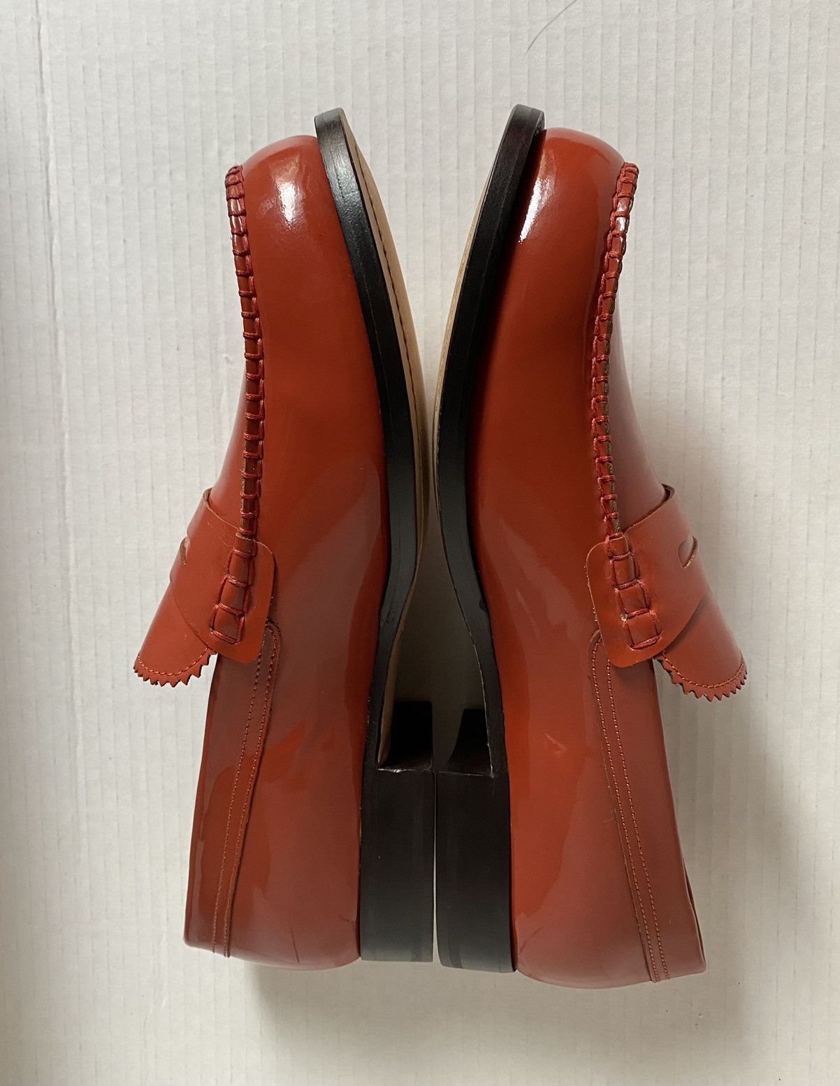 Dsquared2 Dsquared2 🇮🇹 atomic orange Vernice loafer 42 NEW Size US 9 / EU 42 - 7 Thumbnail