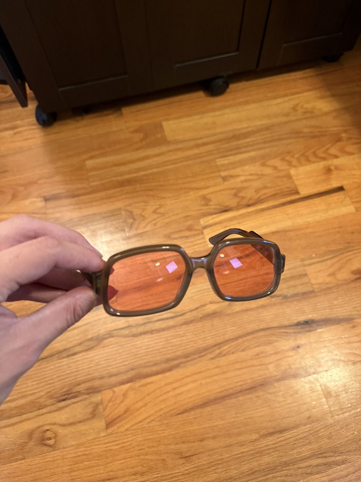 Gucci Gucci Glasses Pink lenses, wide frame Size ONE SIZE - 1 Thumbnail