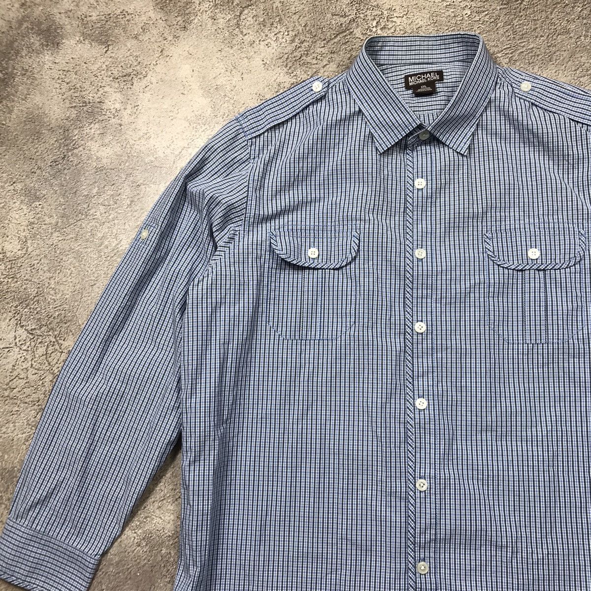 Vintage Vintage Y2K Michael Kors Workwear Shirt Streetwear Baggy XXL Size US XXL / EU 58 / 5 - 2 Thumbnail