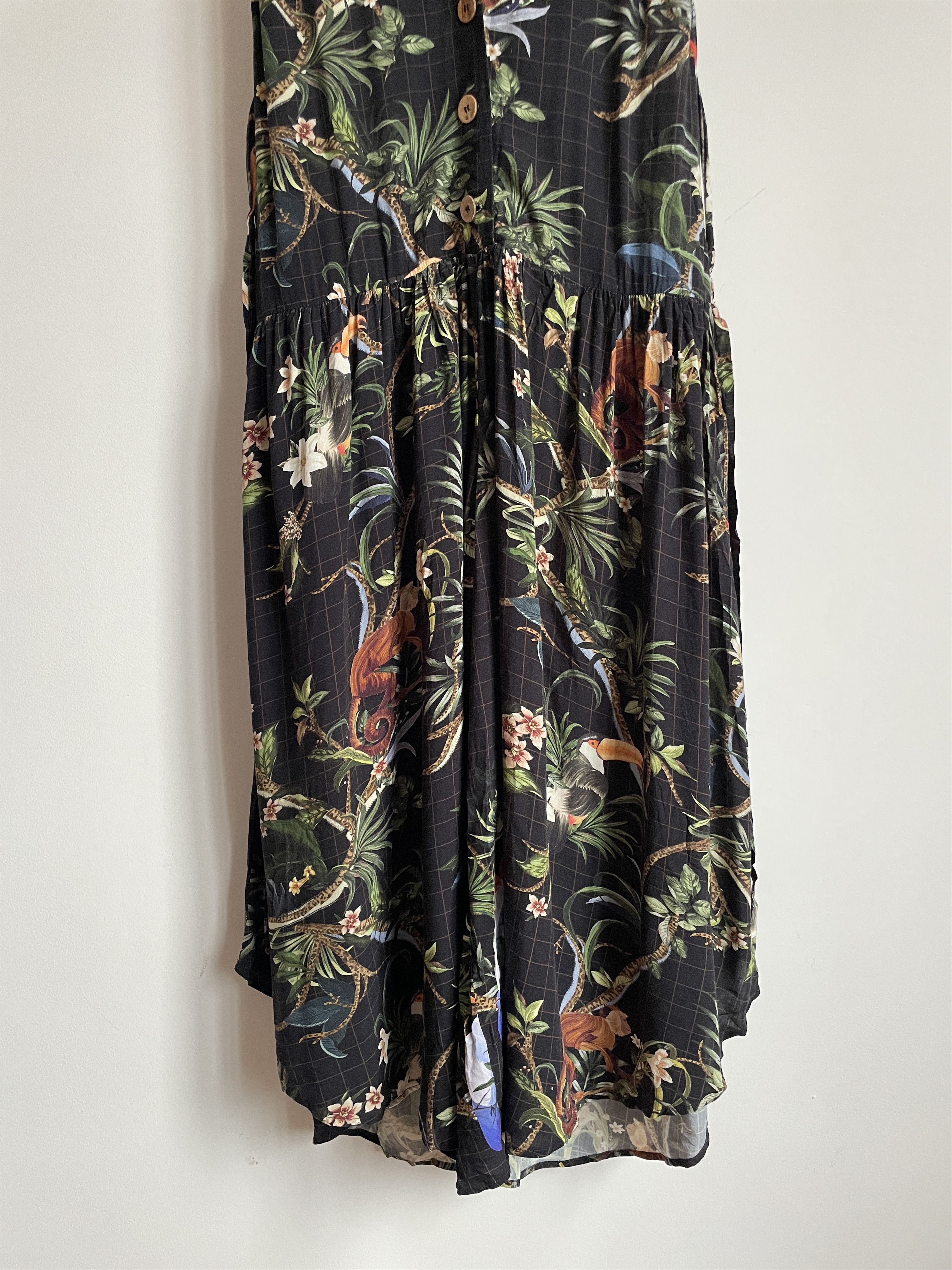 Farm Rio Farm Rio Tropical Print Jumpsuit Dress Size P Size S / US 4 / IT 40 - 5 Thumbnail