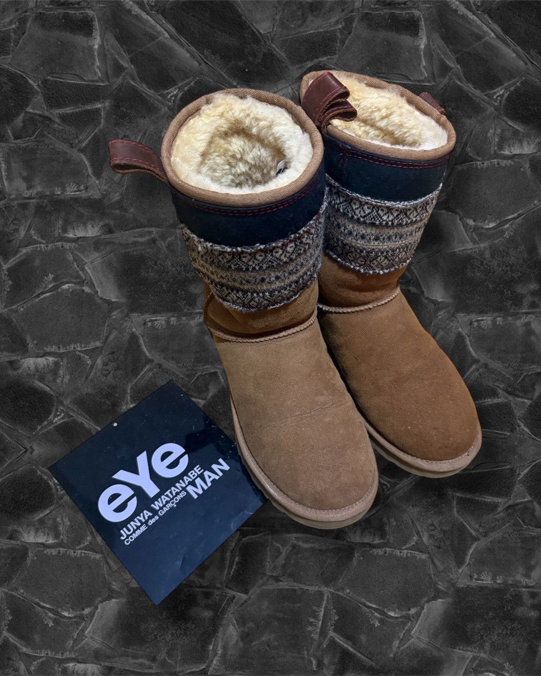 Junya Watanabe × Ugg AW13 Junya Watanabe Brown Plaid Patchwork Uggs Size US 9 / EU 42 - 1 Thumbnail