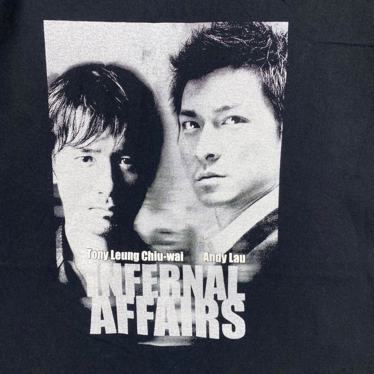 Vintage Vintage 00s INFERNAL AFFAIRS Hong Kong Crime Drama Tee Shirt Size US M / EU 48-50 / 2 - 2 Thumbnail