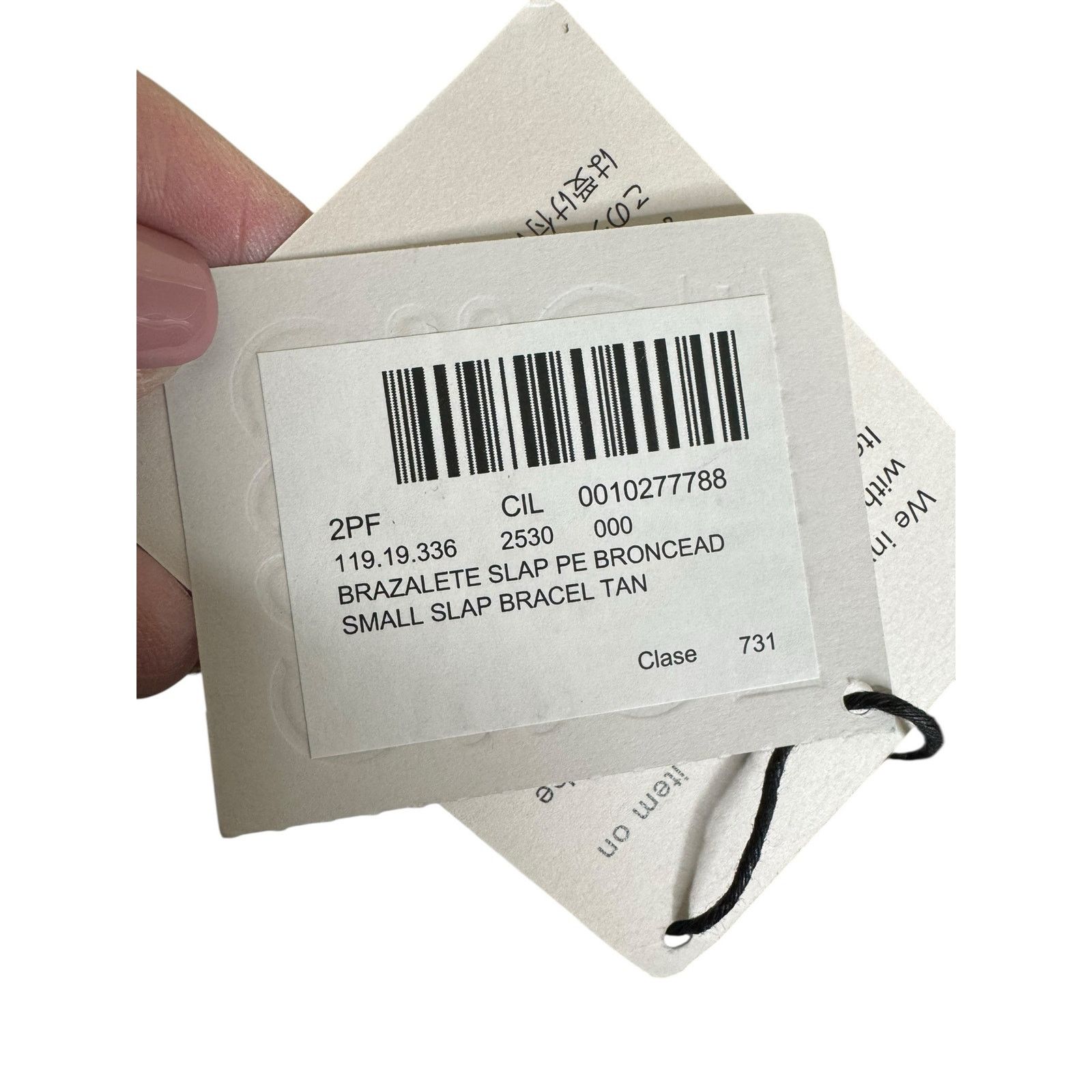 Loewe Loewe Small Anagram Slap Bracelet in Brown Size ONE SIZE - 5 Thumbnail