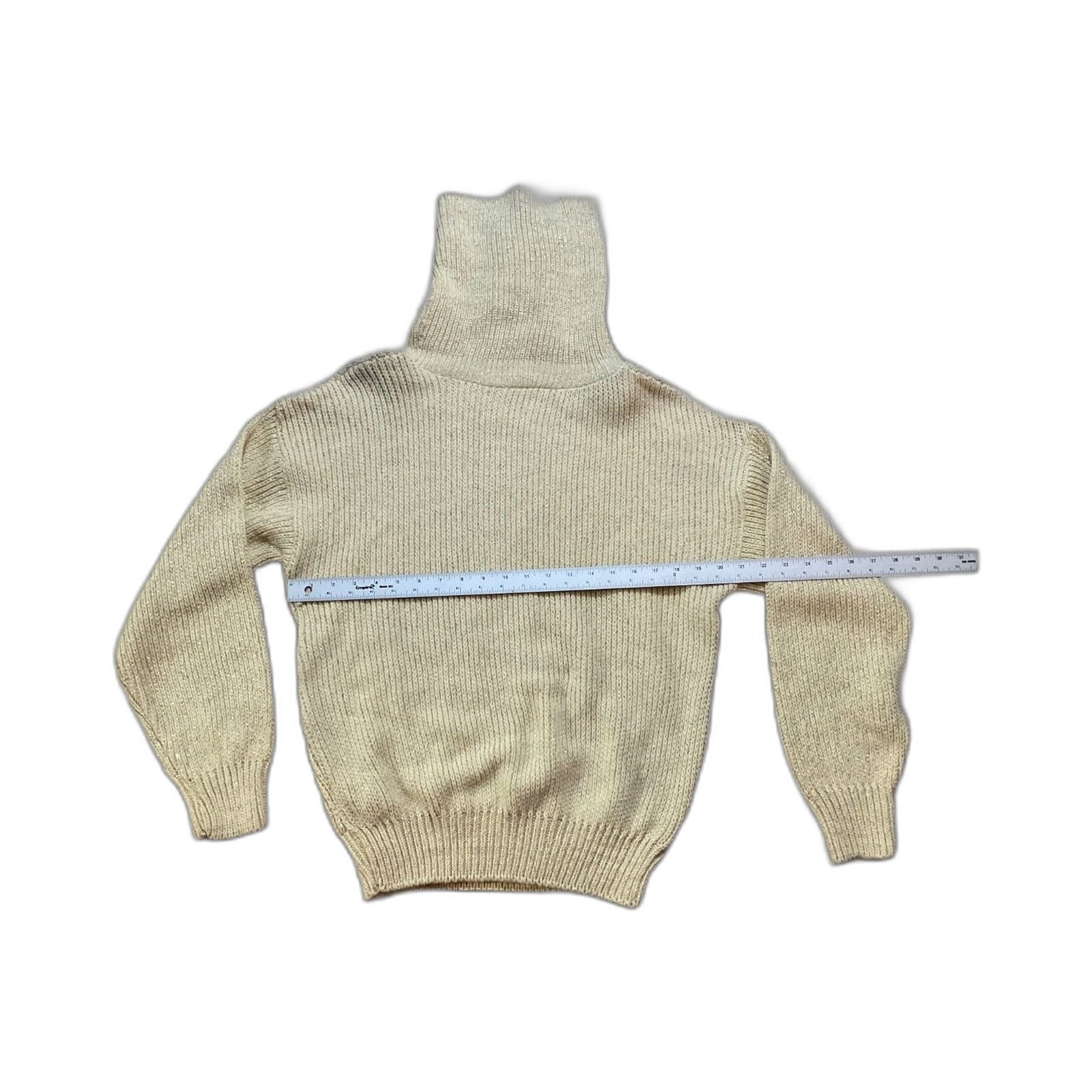 Vintage Vintage Beige Cable Knit Sweater Turtle Neck Carriage Court Size US M / EU 48-50 / 2 - 3 Thumbnail