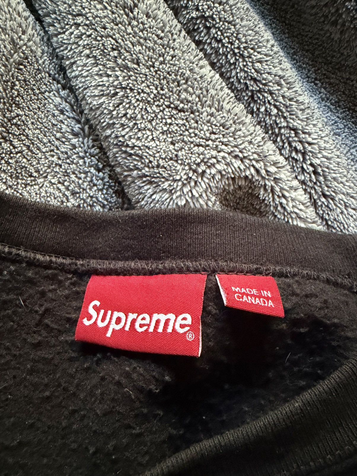 Supreme Supreme box logo crewneck black Size US M / EU 48-50 / 2 - 3 Thumbnail