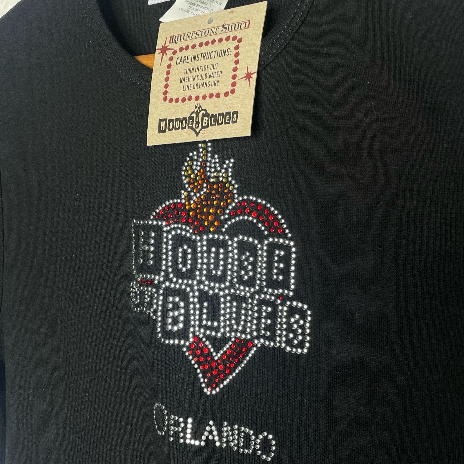 Other NWT House of Blues Rhinestone Shirt Size L / US 10 / IT 46 - 9 Thumbnail