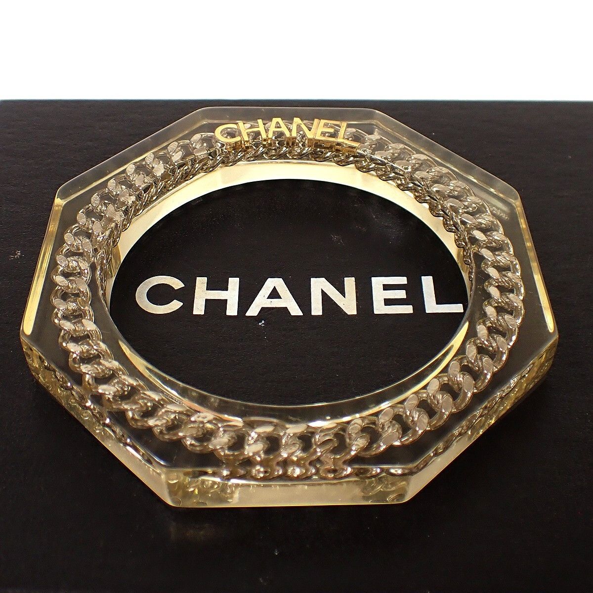 Chanel Chanel Vintage CC Chain Bangle Bracelet Metal Size ONE SIZE - 1 Thumbnail