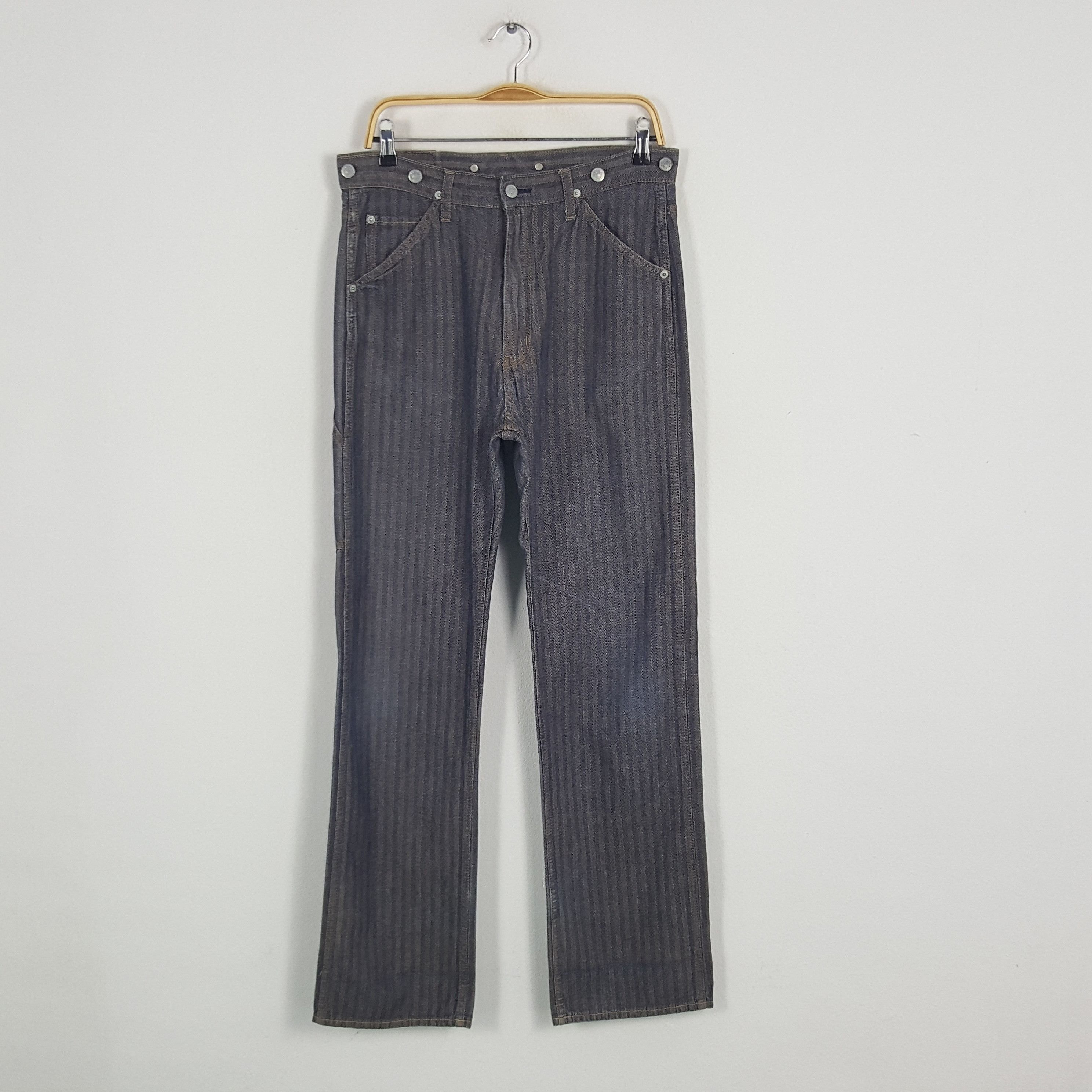 Hysteric Glamour Vintage Hysteric Glamour Japanese Brand Stripe Baggy Pants Size US 31 - 4 Thumbnail