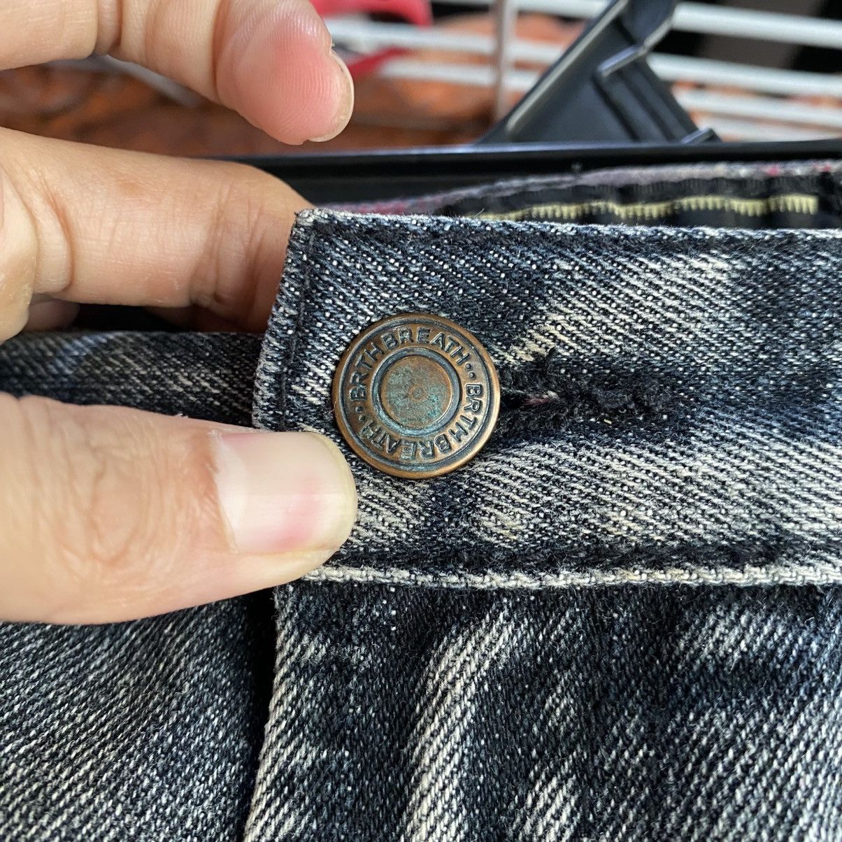 Hysteric Glamour Breathmint Japanese Brand Double Knee Multi-Zip Denim Jeans Size US 33 - 8 Thumbnail