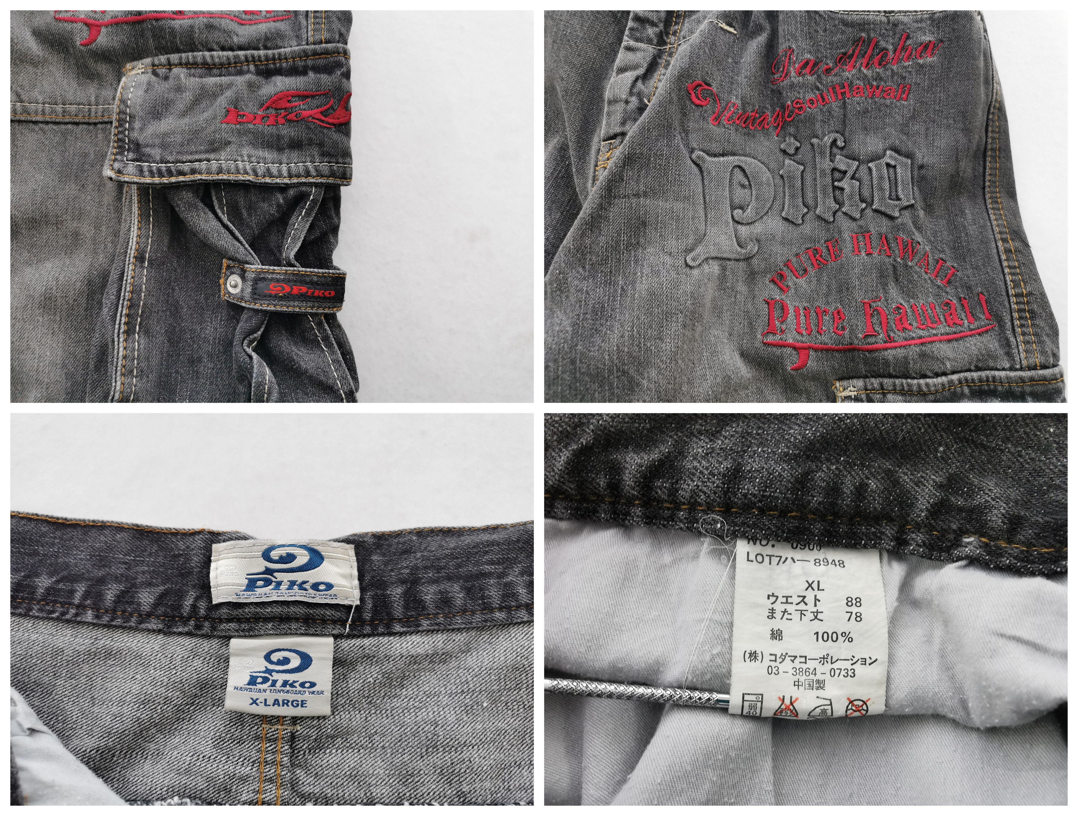 Vintage Vintage Size XL Piko Surf Denim Cargo Pants Waist 36 Size US 36 / EU 52 - 8 Thumbnail