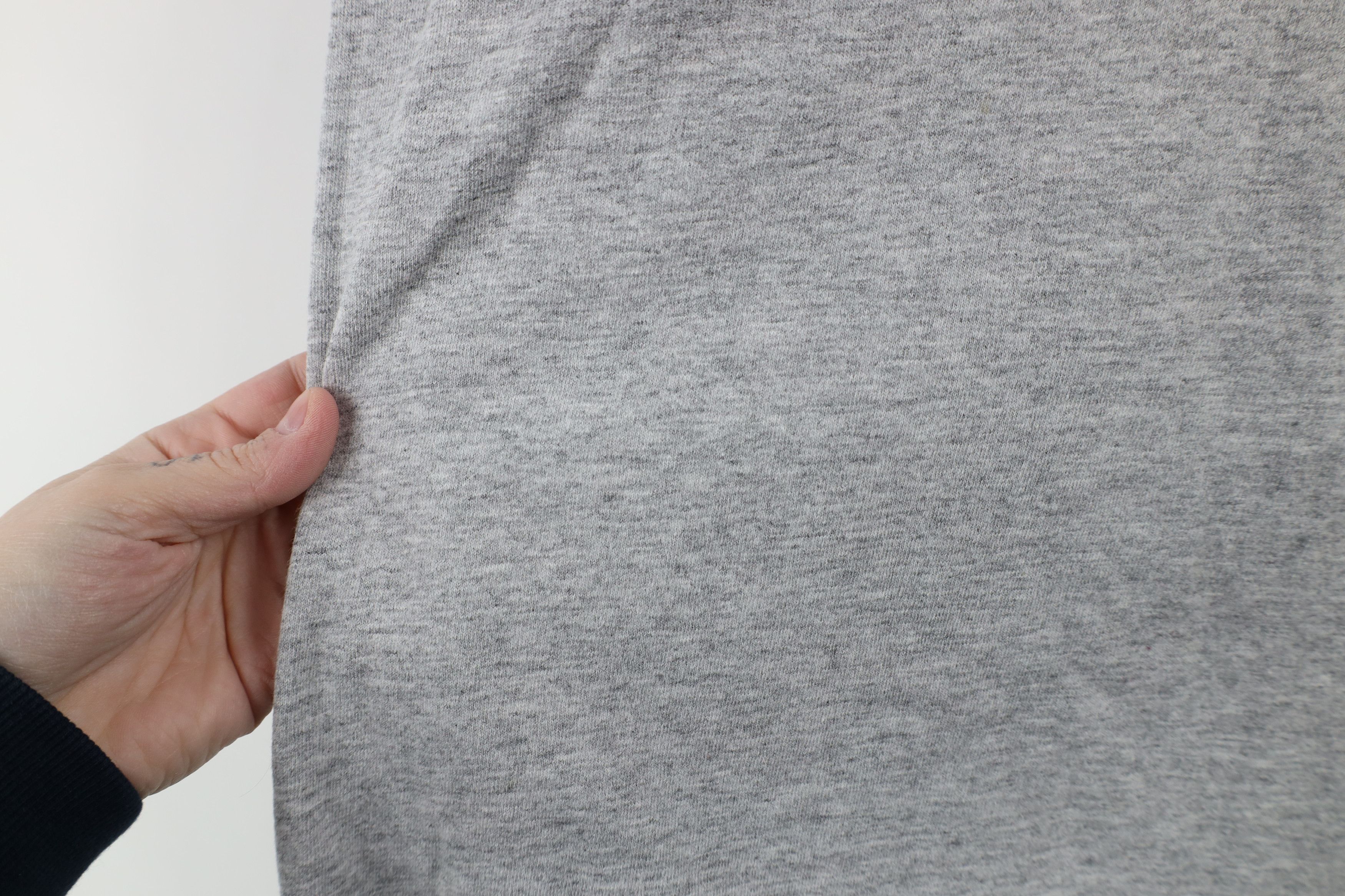 Vintage Vintage 90s Streetwear Heavyweight T-Shirt Heather Gray Size US XL / EU 56 / 4 - 7 Thumbnail