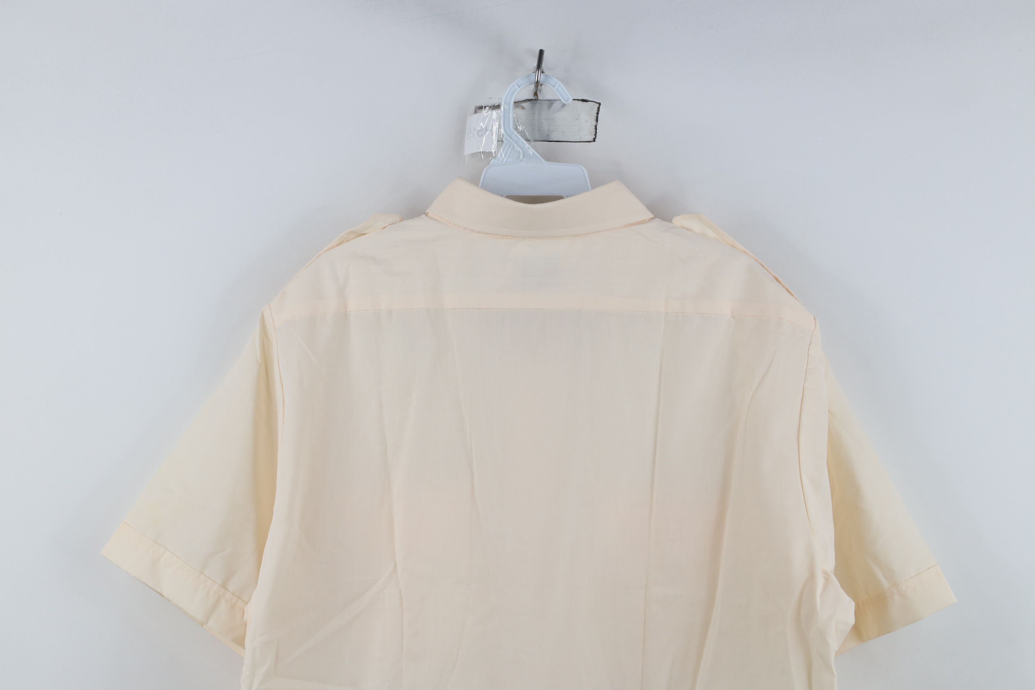 Vintage Vintage 70s Streetwear Safari Collared Button Shirt Pink Size US L / EU 52-54 / 3 - 13 Thumbnail