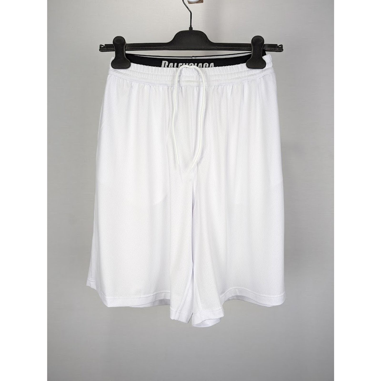 Balenciaga o1rshd1 Q:2 / Technical Mesh Swim Short in White Size US 36 / EU 52 - 1 Thumbnail